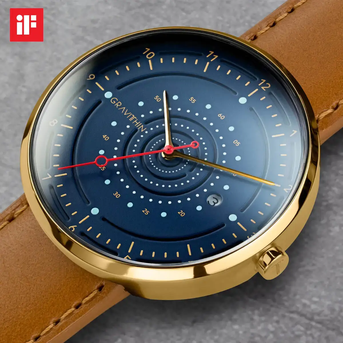 Argo watch model Ar03 with Swiss Ronda 705 Movement